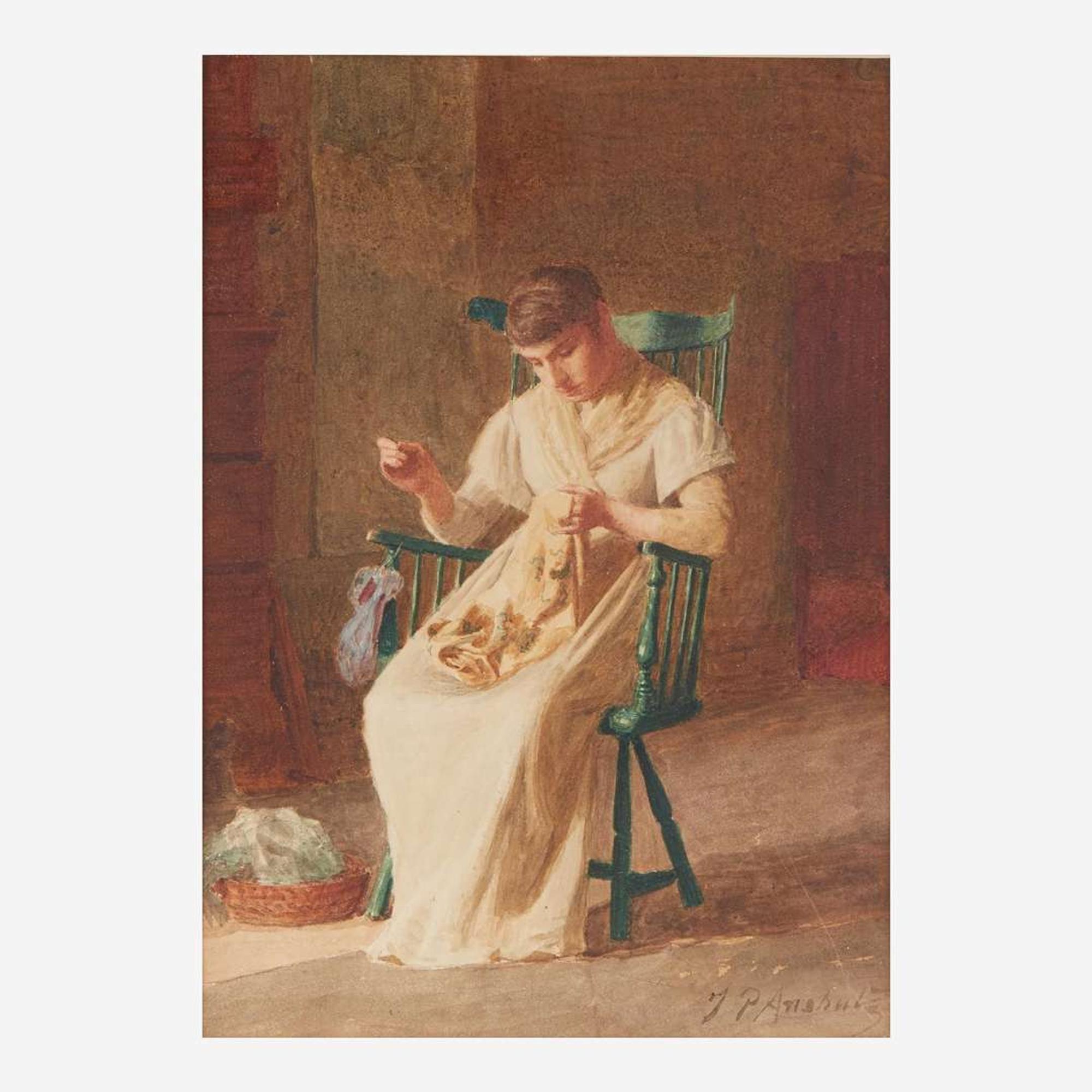 Thomas Anshutz (American, 1851–1912) Woman in Windsor Chair