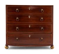 A George III Mahogany Diminutive Chest of Drawers