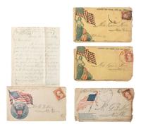 [CIVIL WAR]. Moore family letter archive related to the establishment of Camp Dennison, Ohio, and Private William B. Moore, 12th Ohio Volunteer Infantry.