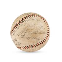 A 1928 St. Louis Cardinals Team Signed Autograph Baseball Featuring Jesse Haines, Chick Hafey, Frank Frisch, Rabbit Maranville and Grover Cleveland Alexander (PSA Letter of Authenticity),