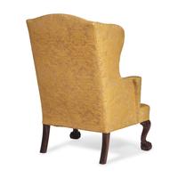 A Chippendale Carved Mahogany Easy Chair
