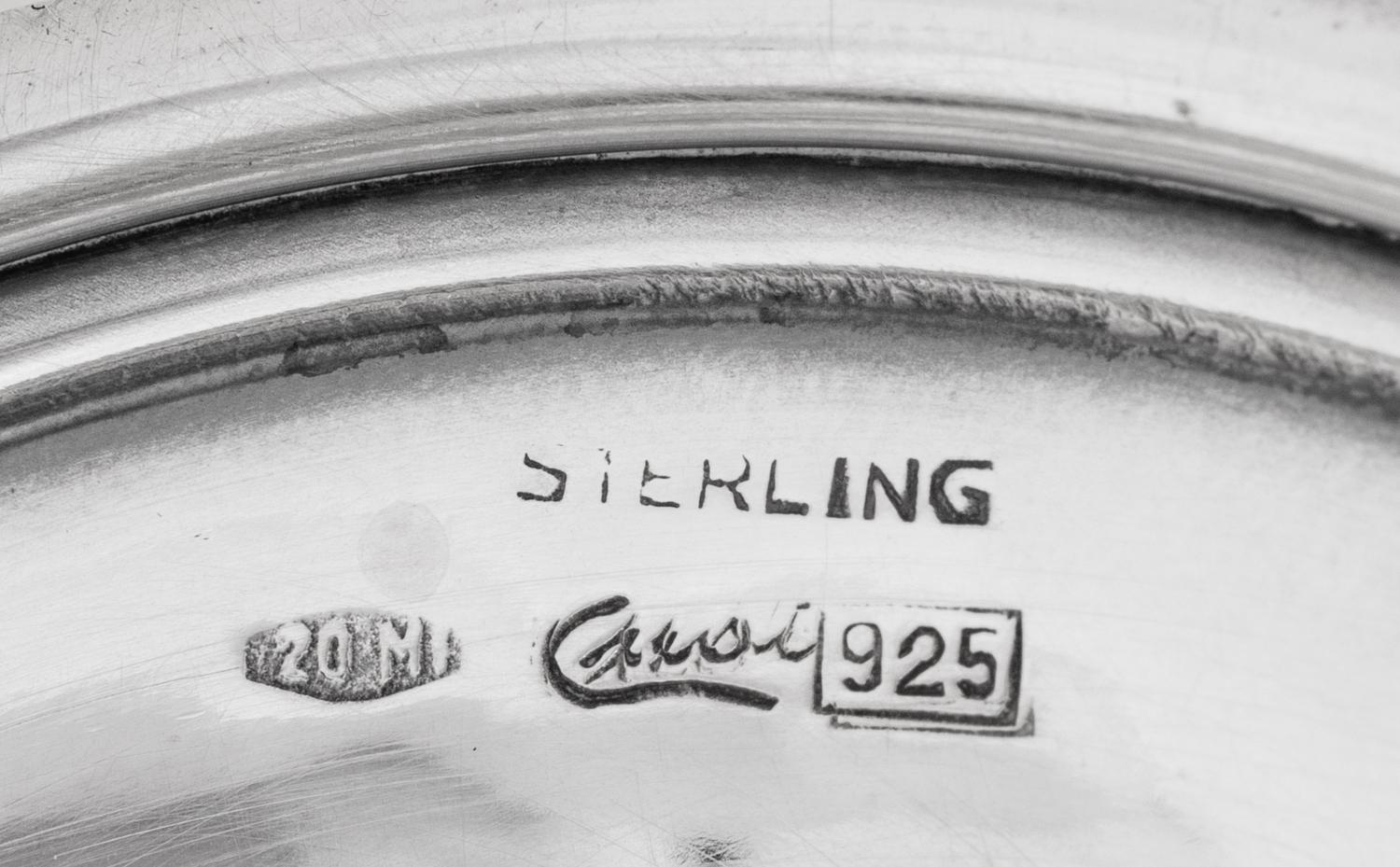 Two Continental Silver Table Articles