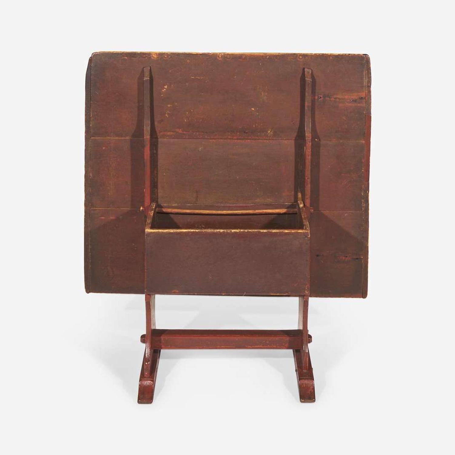 A William and Mary red-painted hutch table late 18th/early 19th century