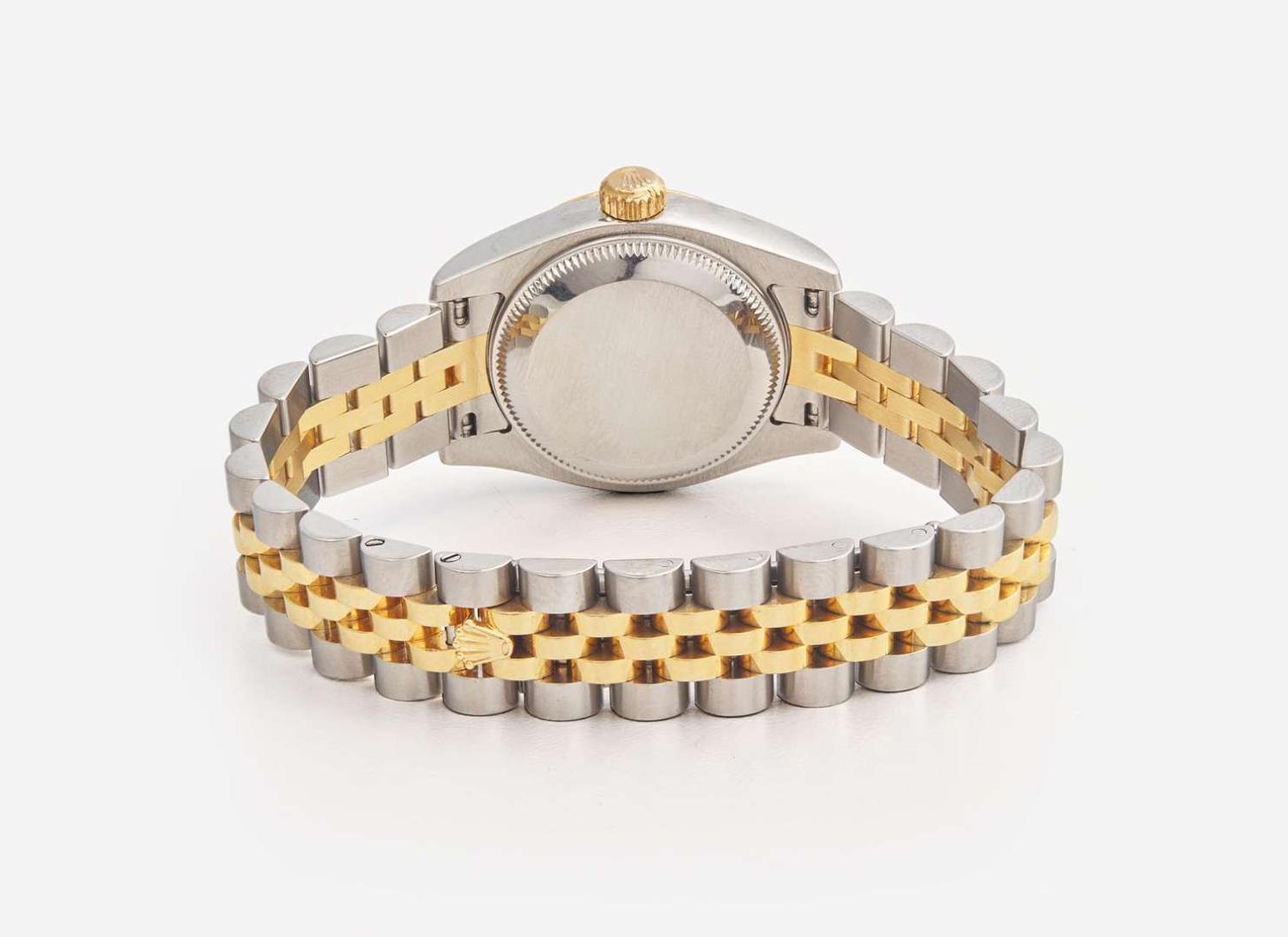 A Ladies Two-Tone Oyster Perpetual Datejust with Diamond Markers
