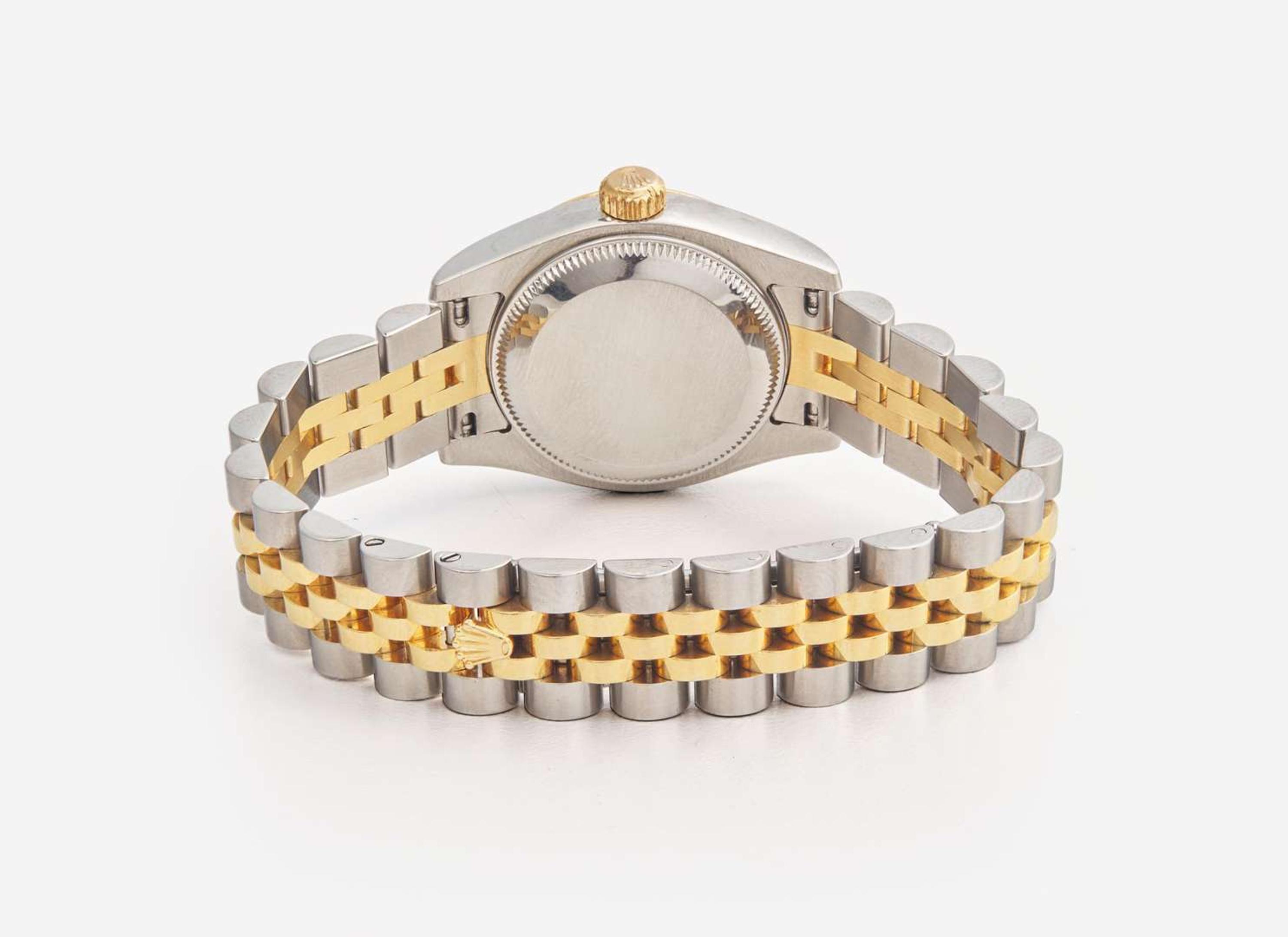 A Ladies Two-Tone Oyster Perpetual Datejust with Diamond Markers