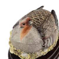 An English Porcelain Partridge Form Game Tureen