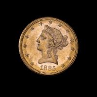A United States 1885-S Liberty Head $10 Gold Coin