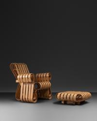 Power Play Lounge Chair and Ottoman, Knoll, USA