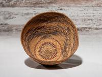 Modoc Polychrome Basketry Hat