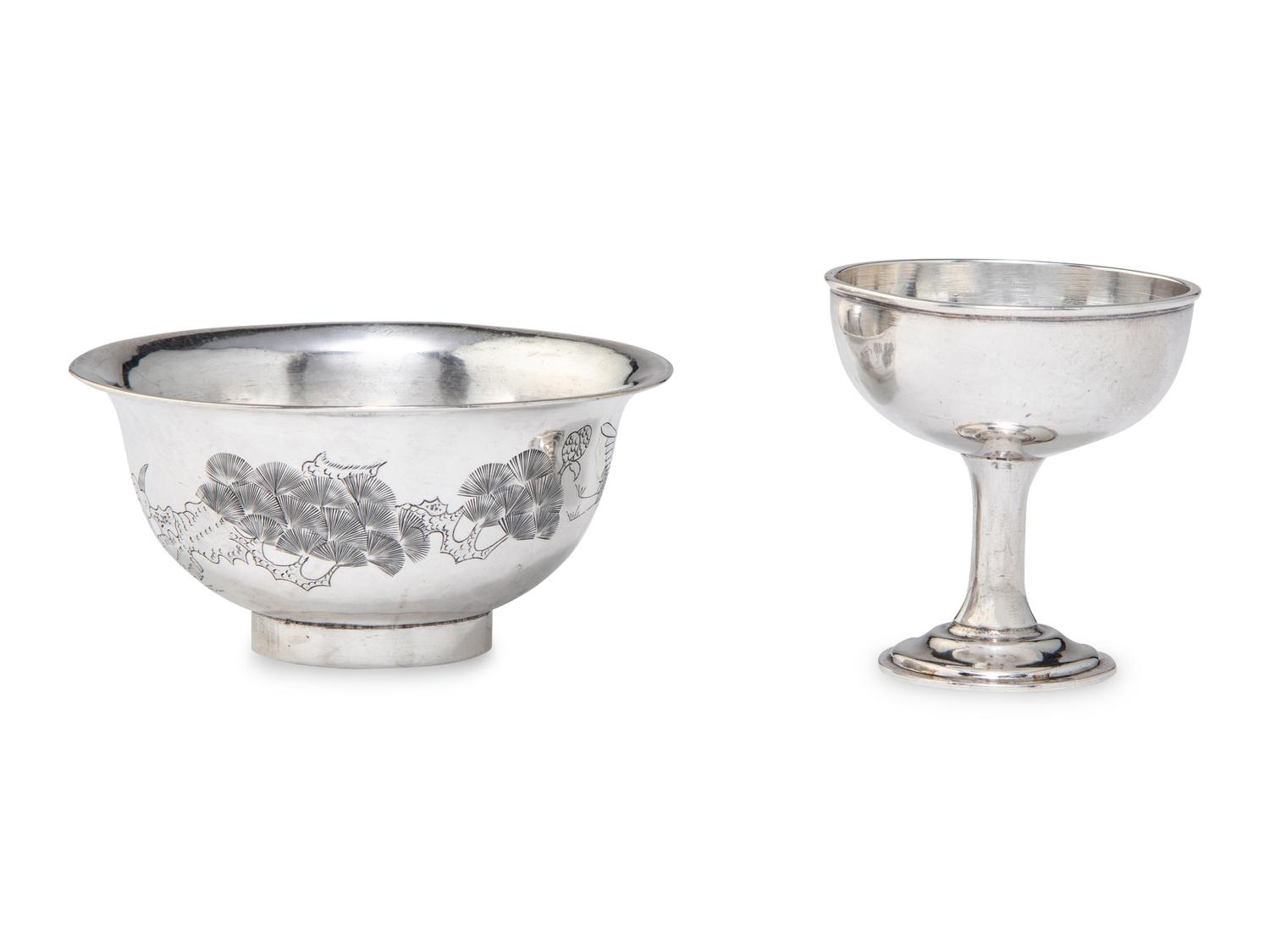 Two Chinese Silver Vessels