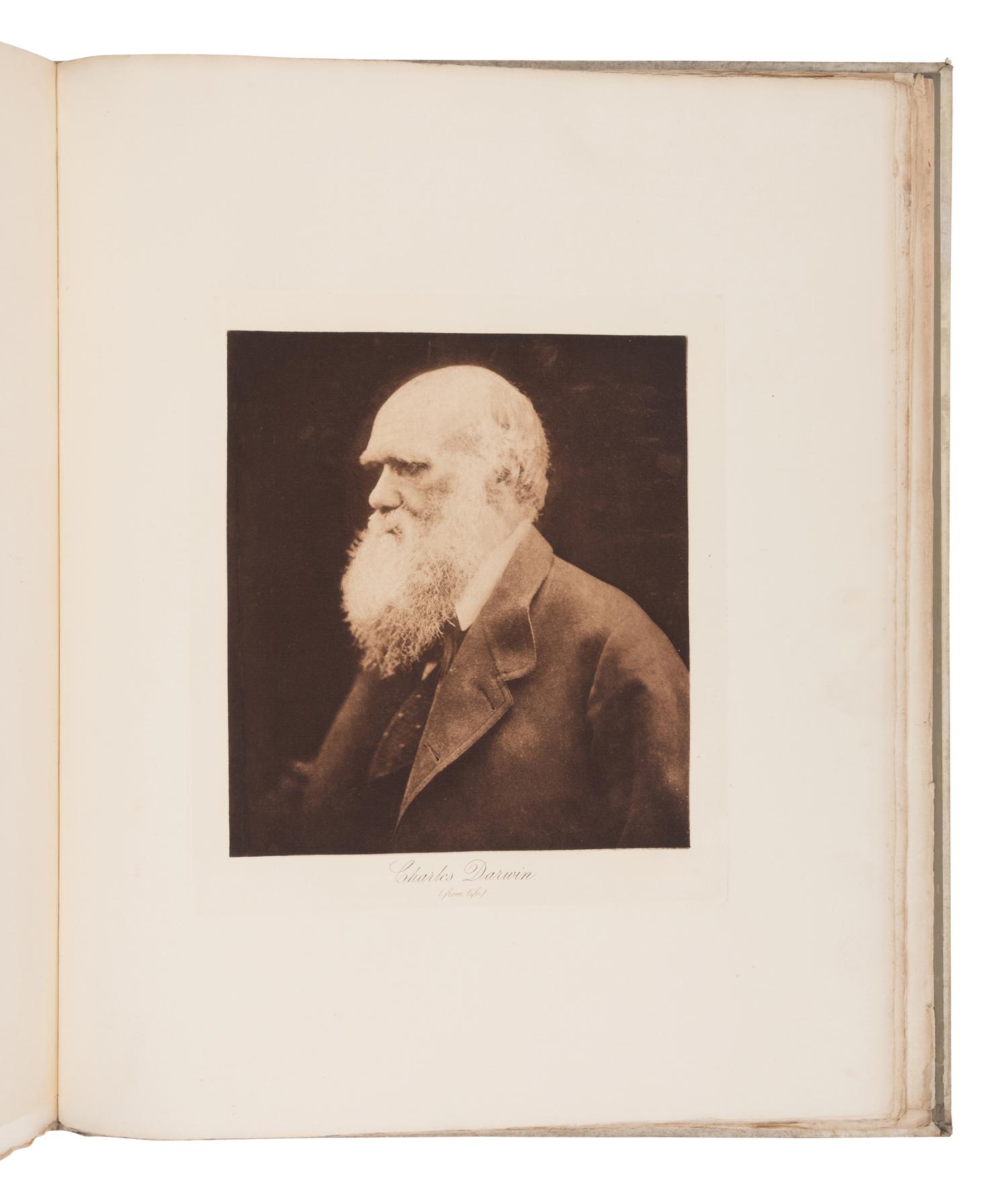 [TENNYSON, Alfred (1809-1892), subject]. -- [CAMERON, Julia Margaret (1815-1879), photographer]. Alfred, Lord Tennyson and his Friends . With text by Anne Thackeray Ritchie and H.H. Hay Cameron. London: T. Fisher Unwin, 1893.
