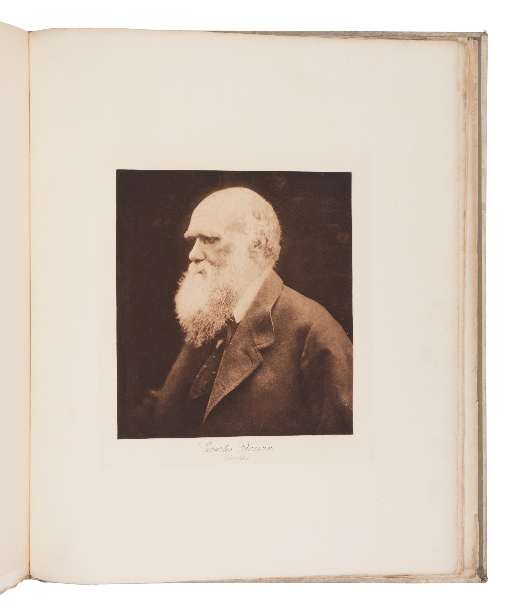 [TENNYSON, Alfred (1809-1892), subject]. -- [CAMERON, Julia Margaret (1815-1879), photographer]. Alfred, Lord Tennyson and his Friends . With text by Anne Thackeray Ritchie and H.H. Hay Cameron. London: T. Fisher Unwin, 1893.