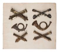 [CIVIL WAR]. Civil War hat insignia. [ With: ] Francis Bannerman Sons catalogue for January 1951.