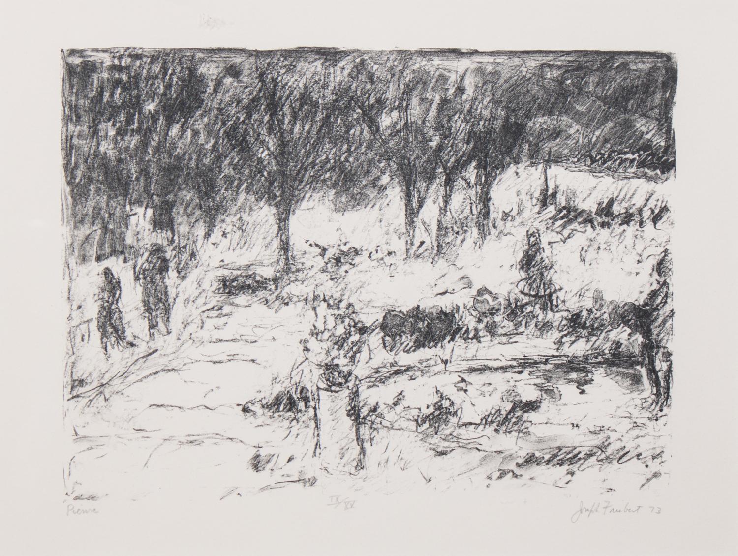Joseph Friebert, (Wisconsin, 1908-2002), Picnic, 1973