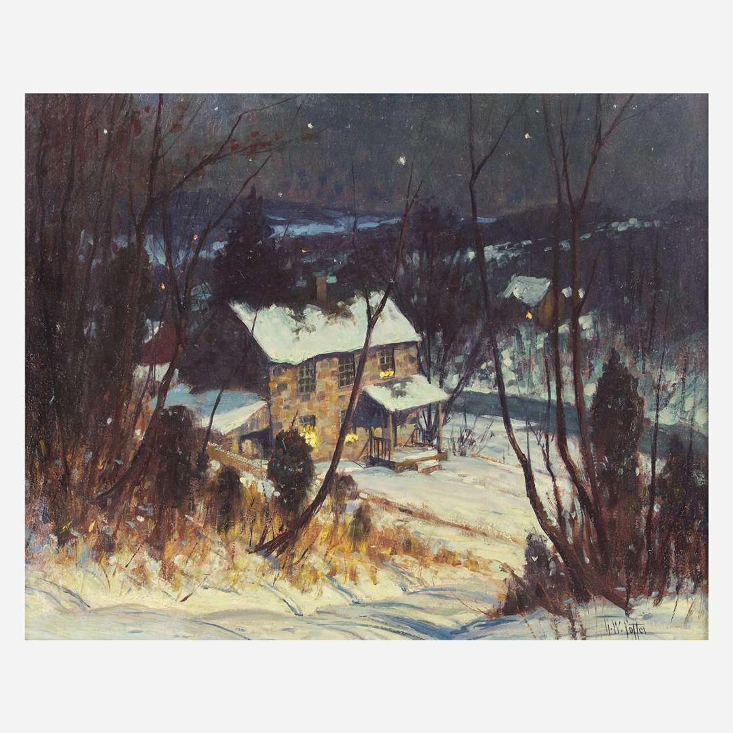 George William Sotter (American, 1879–1953) Bucks County Nocturne