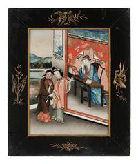 A Chinese Reverse Painting on Glass