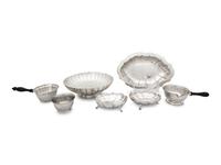 A Group of Seven American Silver Table Articles