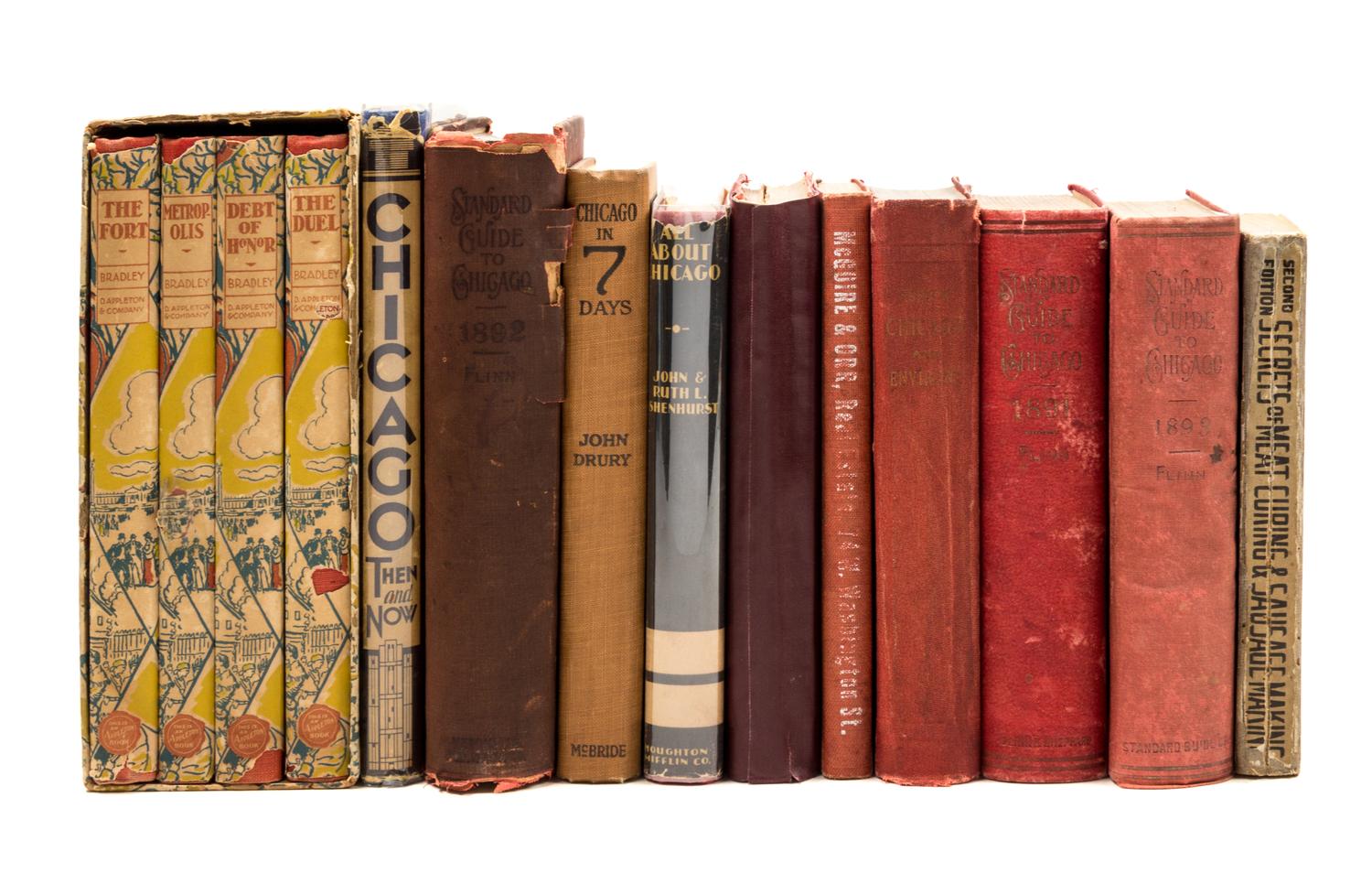 (CHICAGO, GUIDES) A collection of 11 guide books of Chicago