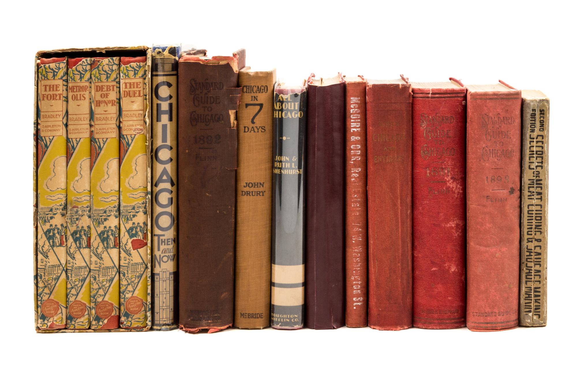 (CHICAGO, GUIDES) A collection of 11 guide books of Chicago