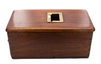 An English Mahogany Ballot Box