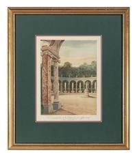 Three Noel Marcel Lambert Engravings and One Chambre du Roi Engraving