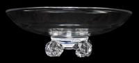 A Steuben Glass Bowl Diameter 10 7/8 inches.