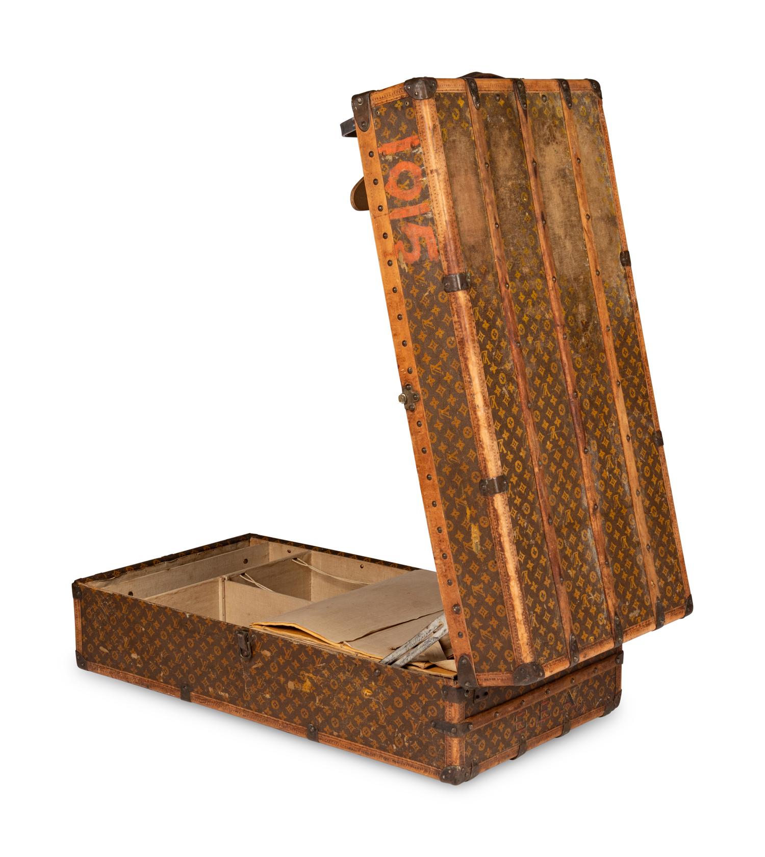 LOUIS VUITTON, ANTIQUE WARDROBE TRUNK