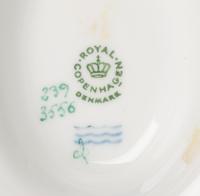A Pair of Royal Copenhagen Fauna Danica Porcelain Sauce Boats