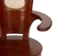 A French Mahogany Fauteuil de Bureau