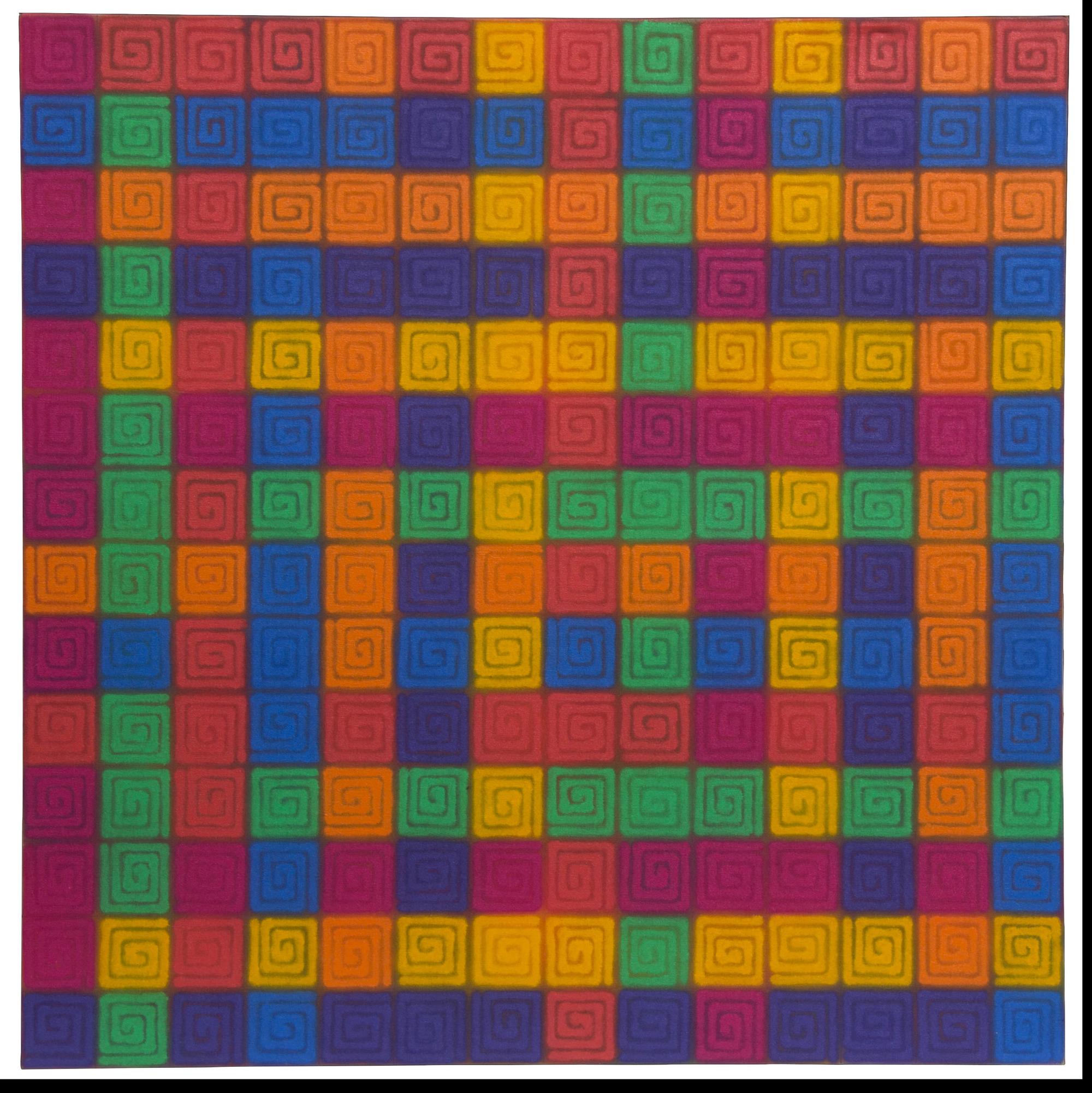 Mario Yrisarry, (American, b. 1933), Eleven Turns to the Center, 1972
