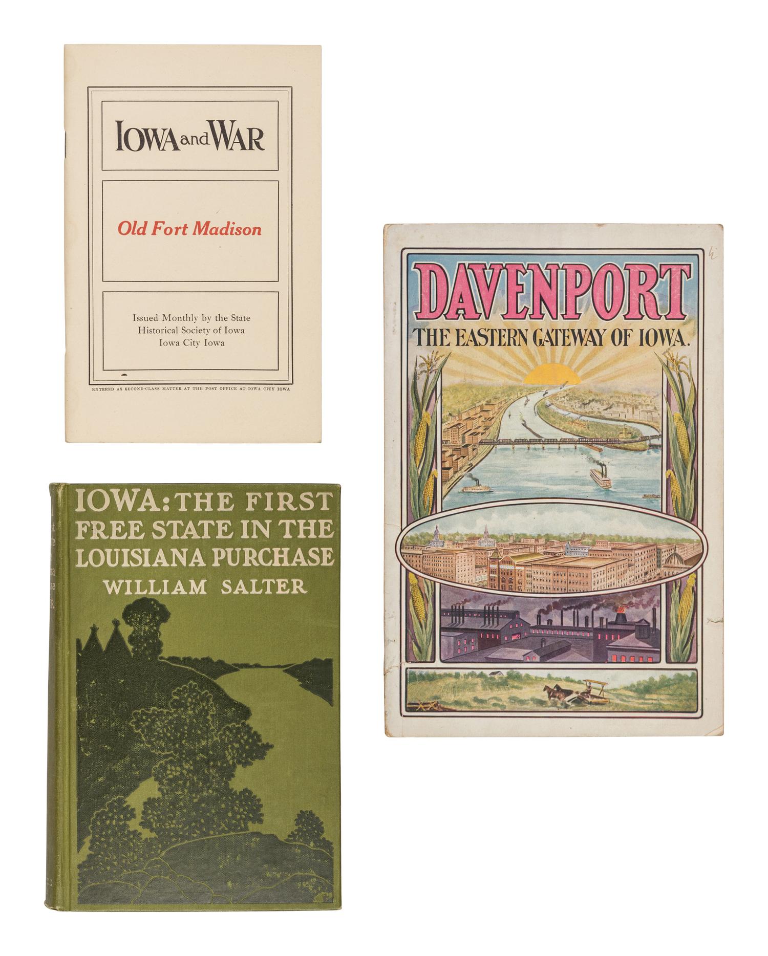 [IOWA]. A group of 53 works, including: