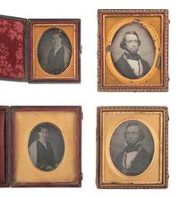 [EARLY PHOTOGRAPHY]. 13 pairs of daguerreotypes featuring the same subjects, some likely copies.