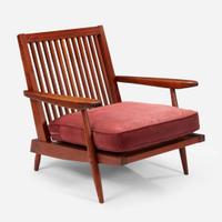 George Nakashima "Cushion" Lounge Chair with Arms, New Hope, Pennsylvania, 1960