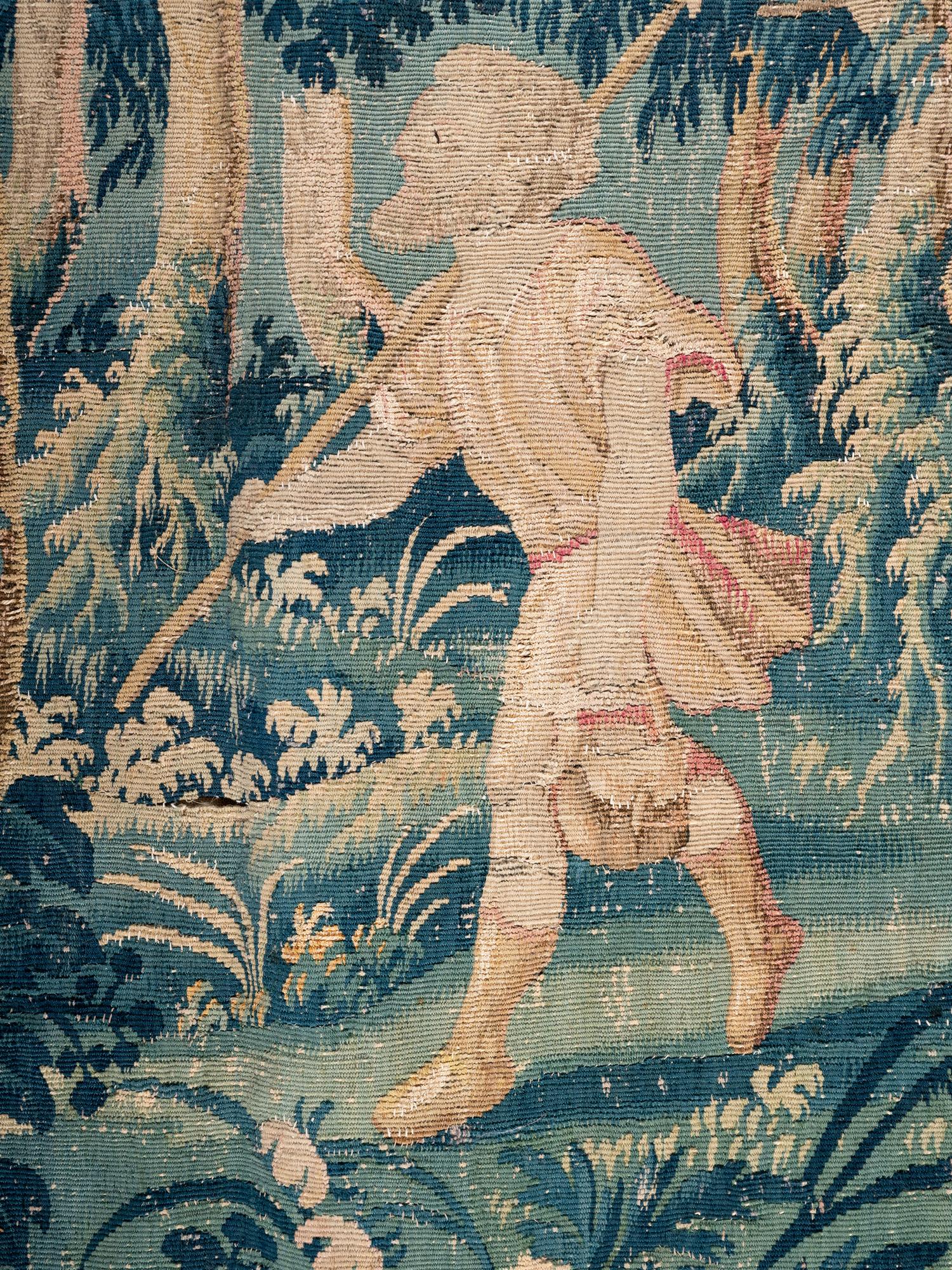 A Belgian Wool Verdure Tapestry