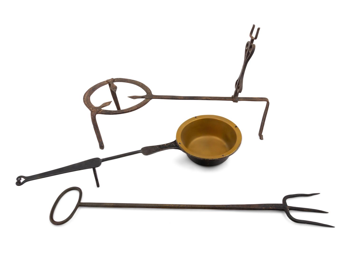 A Collection of Primitive Brass and Iron Tools