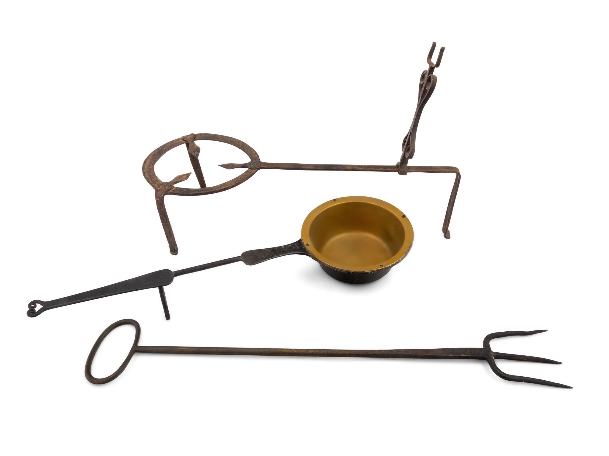 A Collection of Primitive Brass and Iron Tools