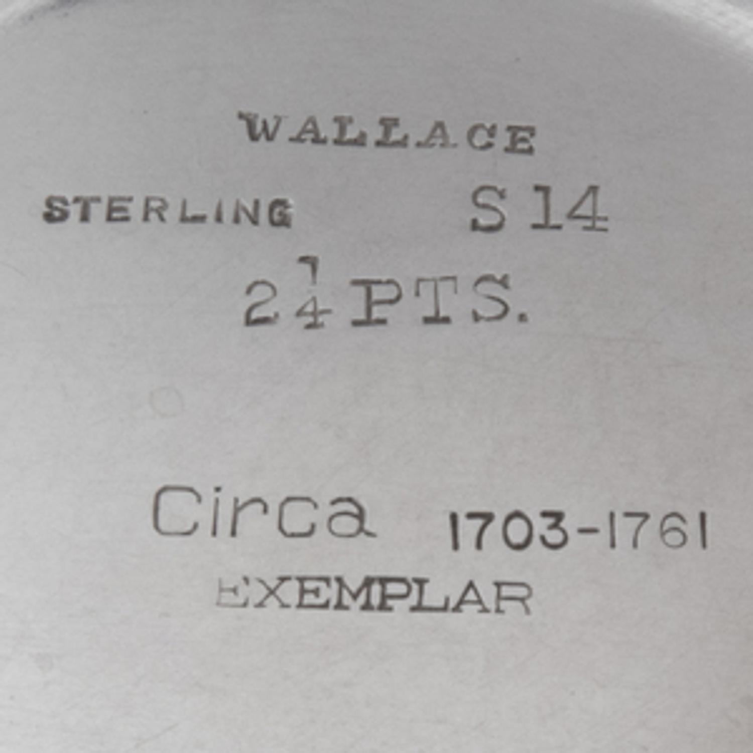 A Silver Three-Piece Tea Service