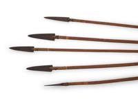 Sioux Quilled Quiver, with Bow and Arrows