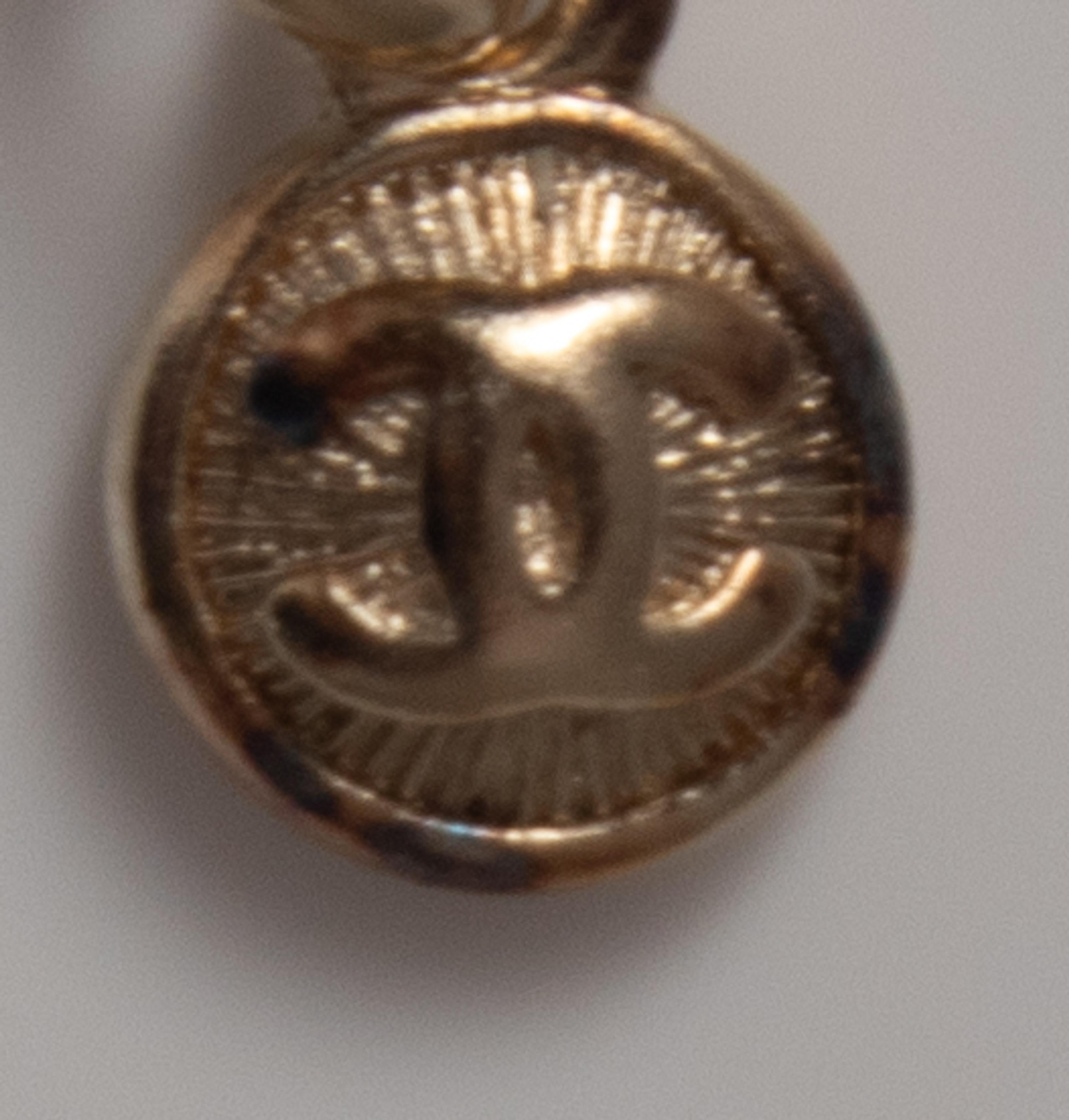 Chanel Lion's Head Faux-Pearl Necklace