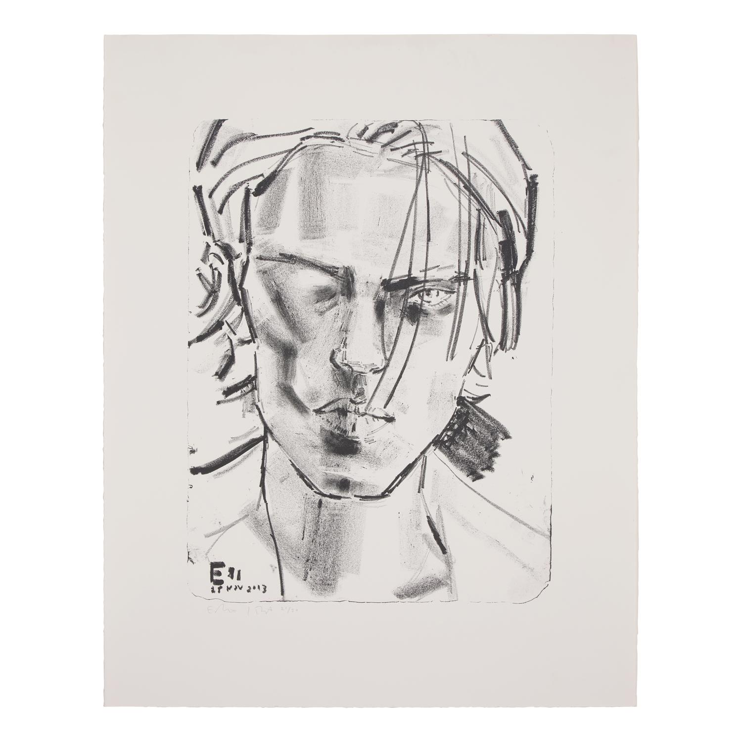 Elizabeth Peyton (American, b. 1965) — Elias, November 2013 , 2014