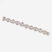 A Platinum and Diamond Bracelet