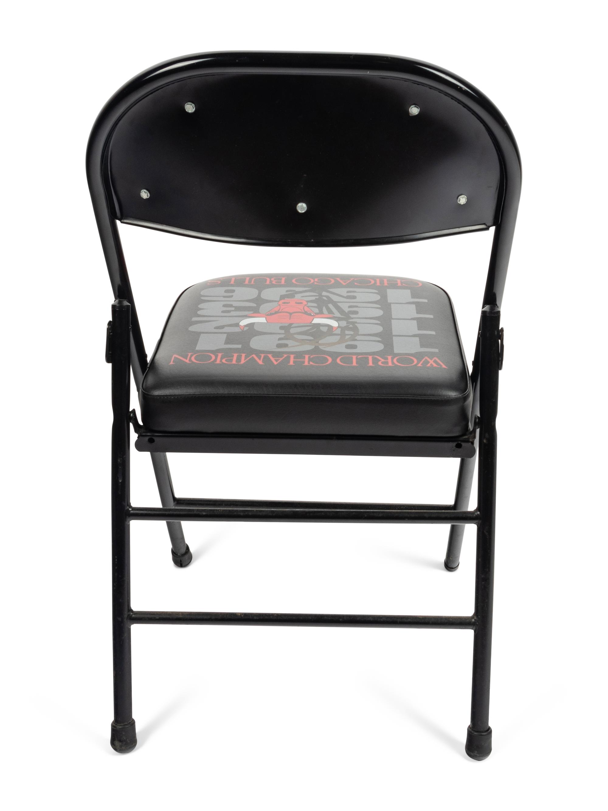 A Group of Four 1997 Chicago Bulls Michael Jordan "Last Dance" Era United Center Stadium Chairs,