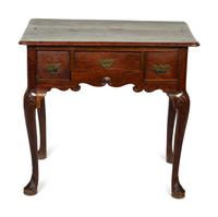 A Queen Anne Style Oak Dressing Table