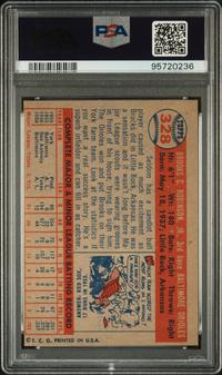 A 1957 Topps Brooks Robinson Rookie Baseball Card No. 328 (PSA 6 EX-MT)