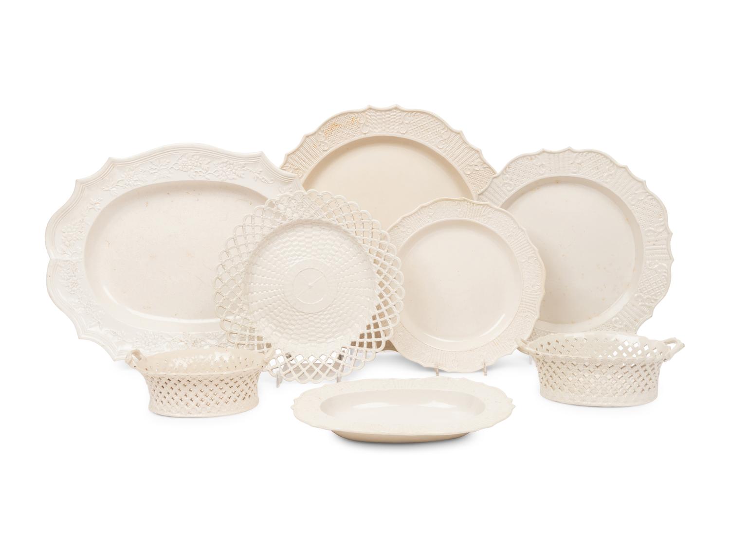 A Collection of English Creamware Table Articles