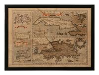 HONDIUS, Henricus (1597-1651). Cuba Insula . Amsterdam, ca 1606 or later.