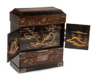 A Japanese Lacquered Table Cabinet