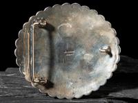 Navajo and Zuni Sterling Silver and Coral Belt Buckles