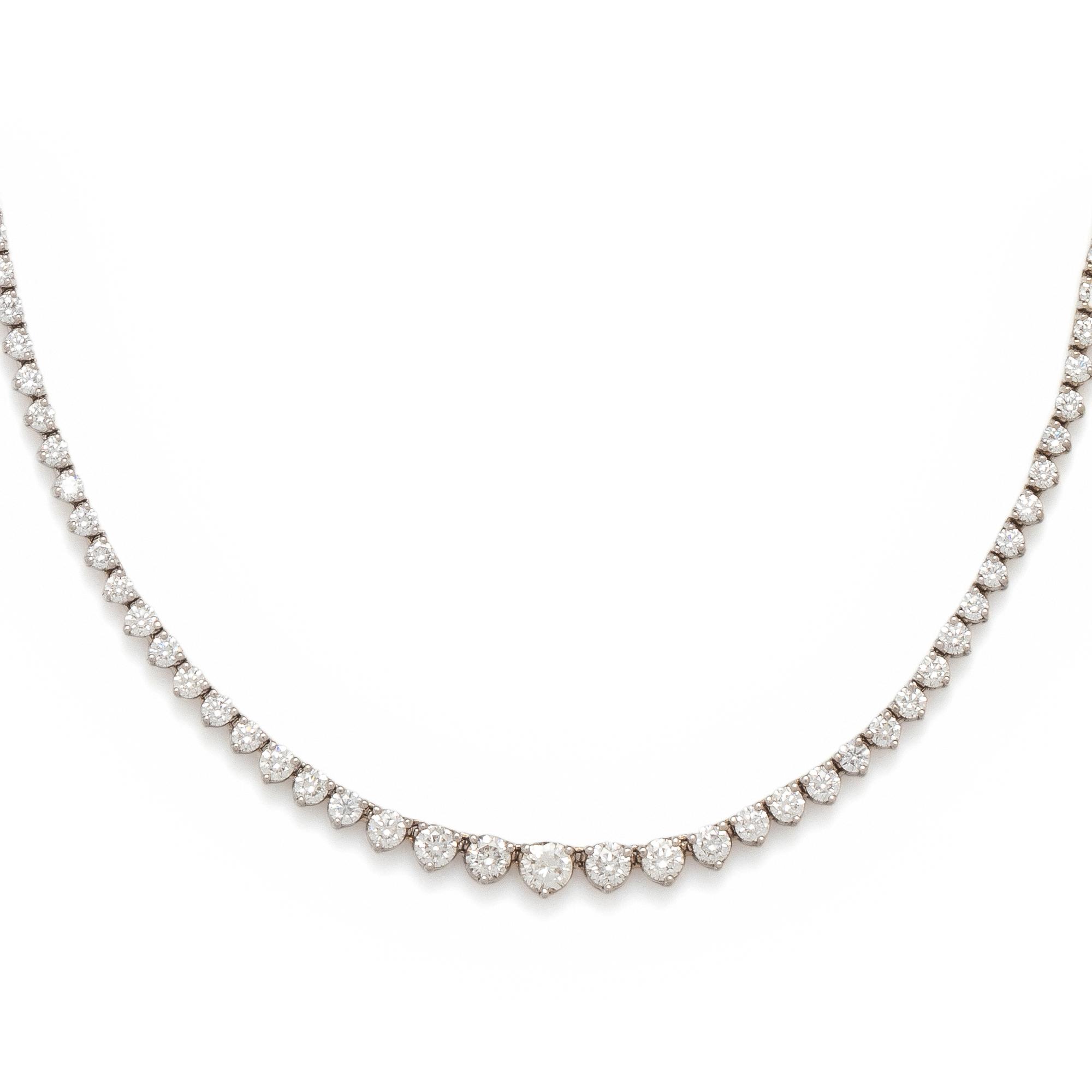 DIAMOND RIVIÈRE NECKLACE