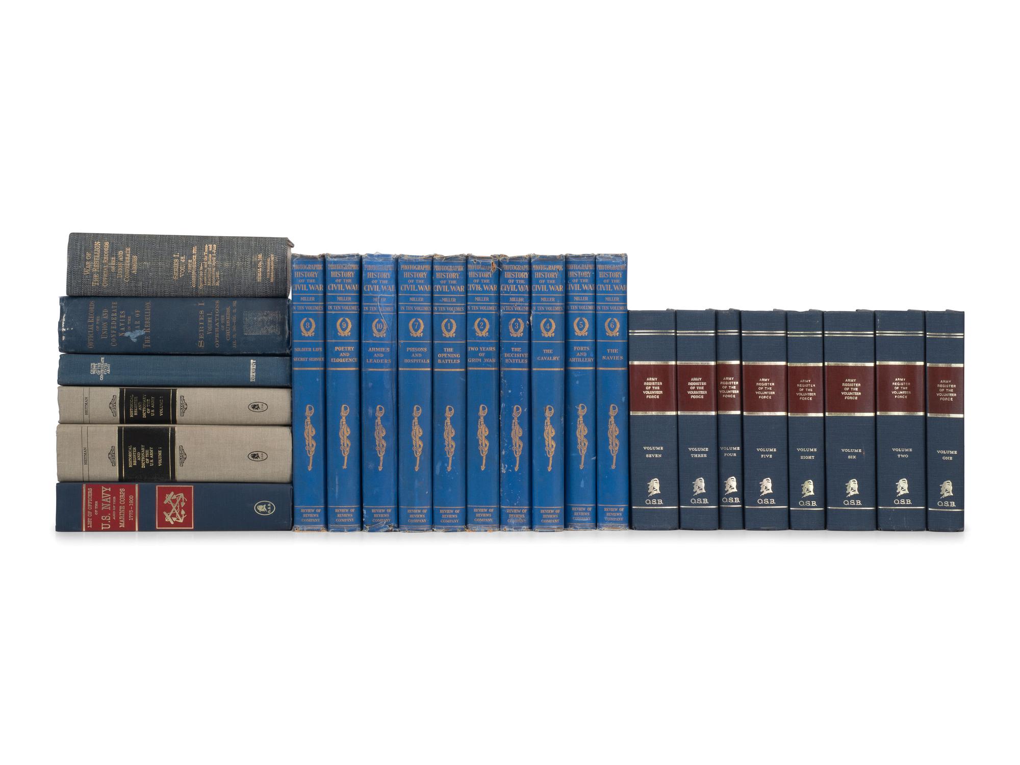 [MILITARY & PHOTOGRAPHIC HISTORY]. Research library from the Estate of Carroll J. Delery III.